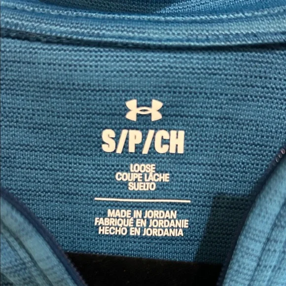 Under Armour Teal Quarter-Zip Top - Picture 3 of 4